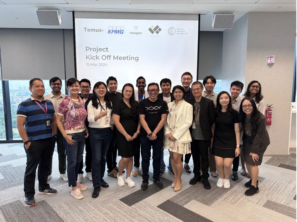 Photo: Temus with partners at a project kick-off meeting